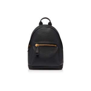 Pánské Batohy Tom Ford Grain Læder Buckley Černé | 135760-EXL