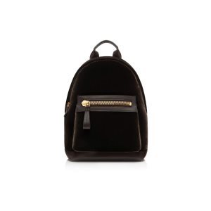 Pánské Batohy Tom Ford Velvet Buckley Hnědé Čokolády | 061835-EPR