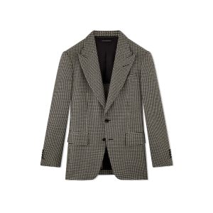 Pánské Bundy Tom Ford Cashmere And Mohair Shelton Černé Bílé | 143562-RSK