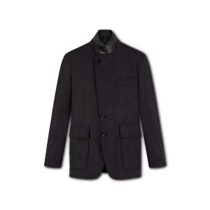 Pánské Bundy Tom Ford Lehké Nylon Ovatta Sartorial Černé | 962157-EGU