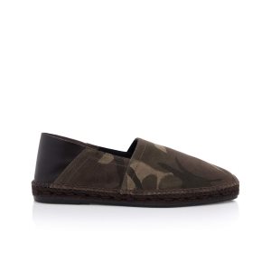 Pánské Espadrilky Tom Ford Barnes Camouflage And Tmavě Zelene | 517062-SIB
