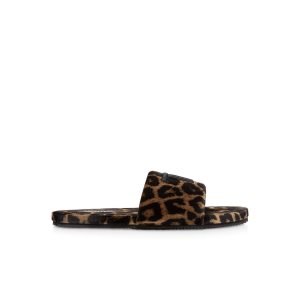 Pánské Espadrilky Tom Ford Leopard Print Velour Harrison Hnědé Černé | 172965-OVD