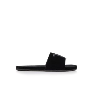 Pánské Espadrilky Tom Ford Velvet Harrison Černé | 620148-OCX