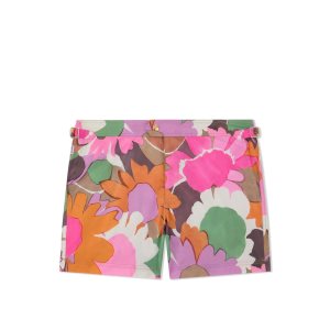 Pánské Kalhoty Tom Ford Bold Daisy Print Swim Krátké Bold Daisy | 695320-KGZ