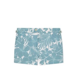 Pánské Kalhoty Tom Ford Floral Print Swim Krátké Blankyt | 342175-MLZ