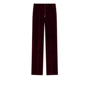 Pánské Kalhoty Tom Ford Jersey Velvet Jogger Vínové | 953840-DXF