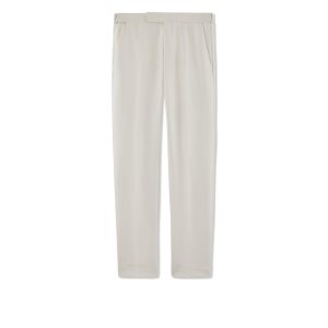 Pánské Kalhoty Tom Ford Organza Reverse Twill Cooper Trouser Béžový Zelene | 896215-IYK