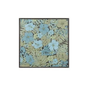 Pánské Kapesní Čtverce Tom Ford Hibiscus Print Blankyt | 081395-ZCV