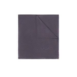 Pánské Kapesní Čtverce Tom Ford Twill Jacquard Světle Fialové | 850416-JSV