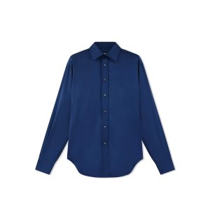 Pánské Košile Tom Ford Charmeuse Fluid Fit Blankyt | 273049-UMS