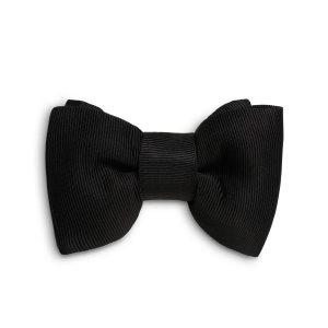 Pánské Kravaty Tom Ford Grosgrain Classic Pre-tied Evening Černé | 349067-ZQW