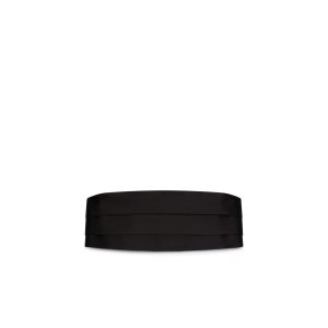 Pánské Kravaty Tom Ford Satin Cummerbund Černé | 359421-SQX