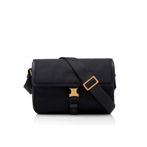 Pánské Kufříky Tom Ford Nylon Přezkou Mini Messenger Černé | 428750-KLZ