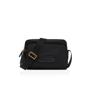 Pánské Kufříky Tom Ford Recycled Nylon Mini Messenger Černé | 471369-ZJB