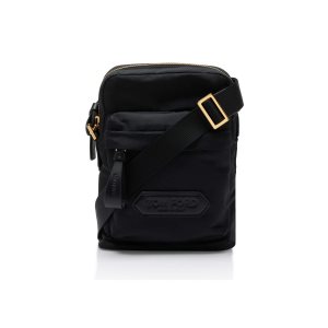 Pánské Kufříky Tom Ford Recycled Nylon Mini Messenger Černé | 720849-JAY