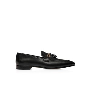 Pánské Loafers Tom Ford Grain Læder Jack Tassel Černé | 640279-XJM