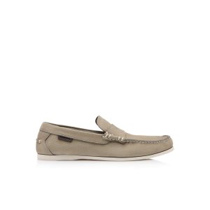 Pánské Loafers Tom Ford Grain Nubuck Robin Olivy Zelené | 520647-AIU