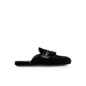 Pánské Loafers Tom Ford Velvet Stephan Shearling Pantofle Černé | 780951-AGN