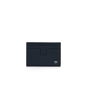 Pánské Malé Peněženky Tom Ford Small Grain Læder Money Clip Cardholder Blankyt | 514897-EQH