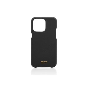 Pánské Malé Peněženky Tom Ford Small Grain Læder Iphone 13 Case Černé | 916783-KPV