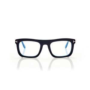 Pánské Optický Tom Ford Blue Block Rectangular Černé | 861423-IYH