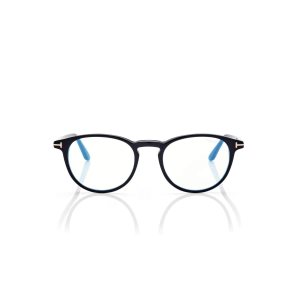 Pánské Optický Tom Ford Blue Block Round Černé | 132054-JWG