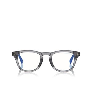 Pánské Optický Tom Ford Blue Block Soft Round Šedé | 190254-OKQ