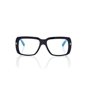Pánské Optický Tom Ford Blue Block Square Černé | 283541-QDN