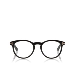 Pánské Optický Tom Ford Key Bridge Round Horn Optical Černé | 671502-YJT