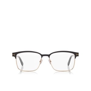Pánské Optický Tom Ford Square Metal Frame Černé | 971380-ZXY
