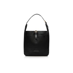 Pánské Příruční Zavazadlo Tom Ford Buttery Large Grain Tote Bag With Belt Detail Černé | 691457-MWF