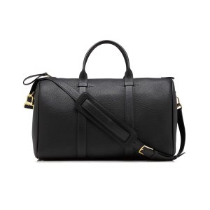 Pánské Příruční Zavazadlo Tom Ford Grain Læder Buckley Holdall Černé | 425016-DXC