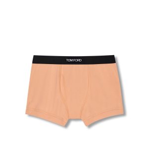Pánské Slipy Tom Ford Bavlněné Boxerské Světle Oranžové | 290357-VBQ