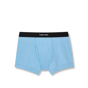 Pánské Slipy Tom Ford Bavlněné Boxerské Světle Tyrkysové | 425310-WHR
