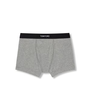Pánské Slipy Tom Ford Bavlněné Modal Boxerské Šedé | 071495-FDQ