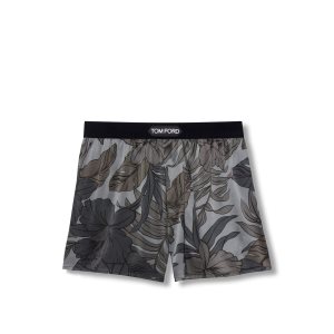 Pánské Slipy Tom Ford Hibiscus Silk Boxerské Aquarelli | 197540-YFZ