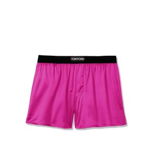 Pánské Slipy Tom Ford Silk Boxerské Fuchsie | 824571-JGP