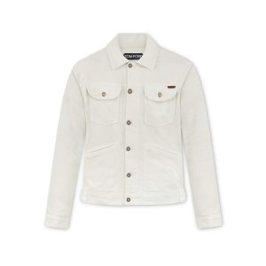 Pánské Svrchní Oblečení Tom Ford 12 Waves Cord Denim Jacket Gum | 176804-FJS