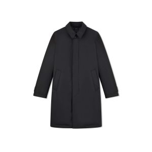 Pánské Svrchní Oblečení Tom Ford Micro Faille Light-fill Raincoat Černé | 784196-AXF