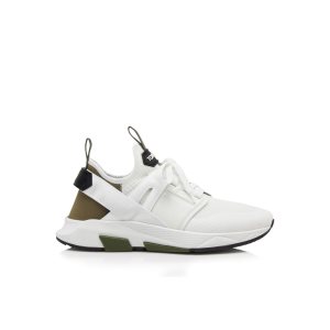 Pánské Tenisky Tom Ford Nylon Mesh Jago Bílé | 016875-PGD