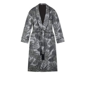 Pánské Župany Tom Ford Printed Silk Shawl Collar Maskáčové | 795408-VML