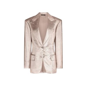 Dámské Bundy Tom Ford Iridescent Sable' Tailored Zlaté | 812637-DWT