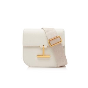 Dámské Crossbody Kabelky Tom Ford Grain Læder Tara Mini Chalk | 532896-SYL