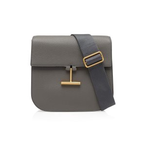 Dámské Crossbody Kabelky Tom Ford Grain Læder Tara Medium Tmavě Šedé | 642318-KWN