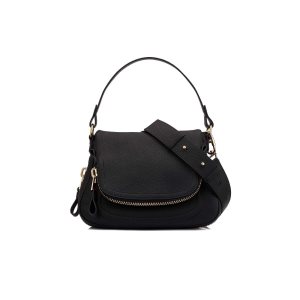 Dámské Crossbody Kabelky Tom Ford Medium Double Páskové Jennifer Černé | 291438-TYG