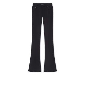 Dámské Džíny Tom Ford Stretch Flare Černé | 893472-EFM