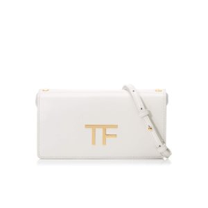 Dámské Kabelky Přes Rameno Tom Ford Box Palmellato Tf Mini Chalk | 237541-EYZ