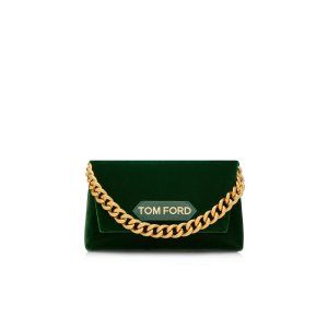 Dámské Kabelky Přes Rameno Tom Ford Velvet Label Mini Chain Forest | 592708-WQB
