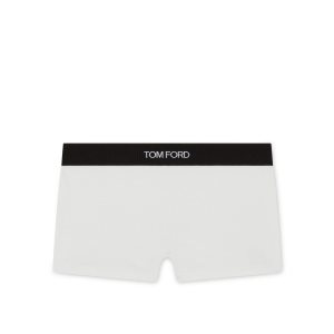 Dámské Kalhoty Tom Ford Modal Signature Boxers Bílé | 056798-QIC