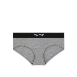 Dámské Kalhoty Tom Ford Modal Signature Boy Shorts Šedé | 127436-GDS